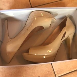 Mark Fisher peep toe Tumble3 Platform Pumps